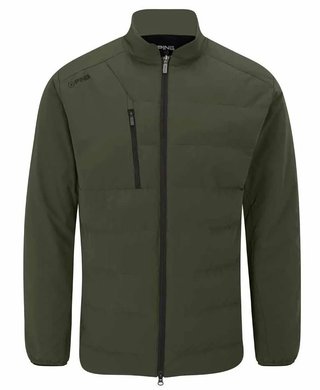 PING Norse Cocoon insulated PrimaLoft® pánska bunda, dark olive