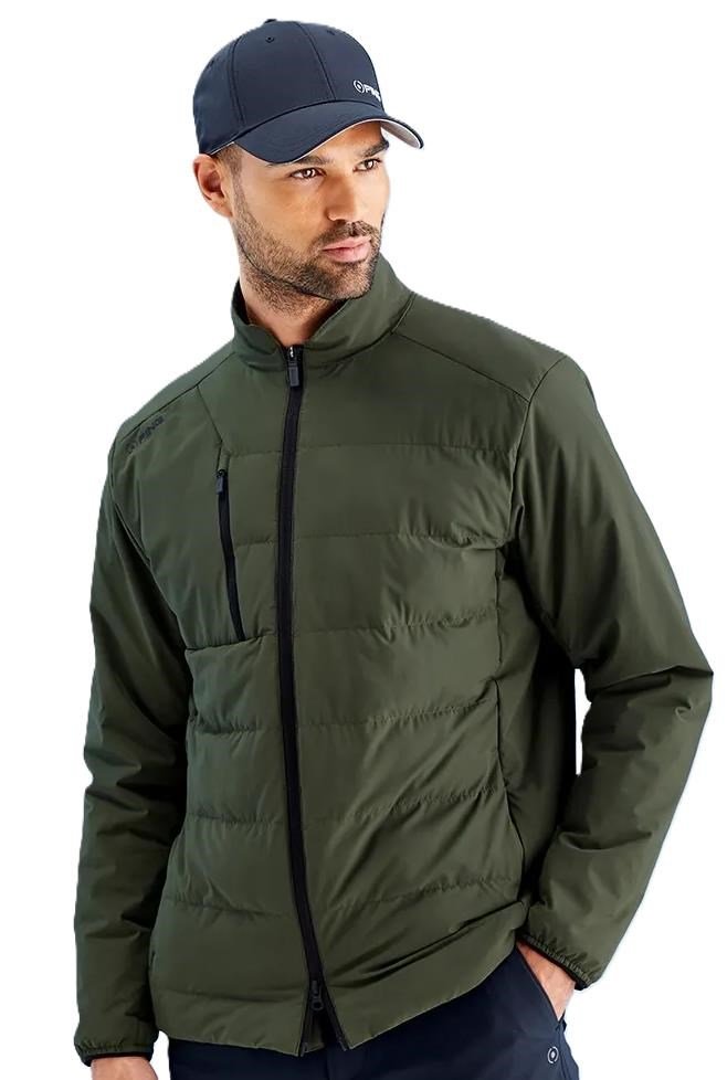 PING Norse Cocoon insulated PrimaLoft® pánska bunda, dark olive