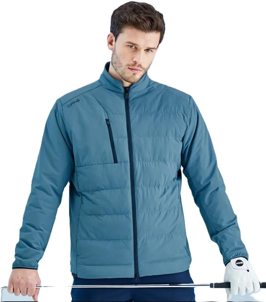 PING Norse Cocoon insulated PrimaLoft® pánska bunda, blue fusion