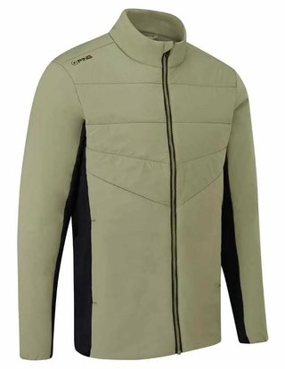 PING Magnitude Insulated hybrid pánska bunda, lichen/čierna