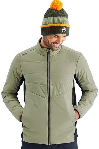 PING Magnitude Insulated hybrid pánska bunda, lichen/čierna