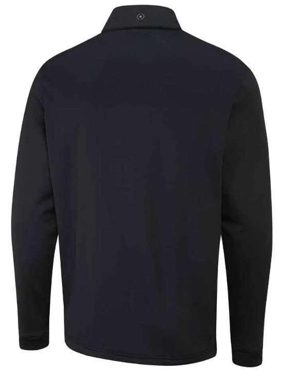 PING Astbury fleece pánska bunda, čierna/asfalt