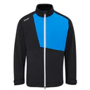 PING Impervious Waterproof pánska bunda, čierna/brilliant blue