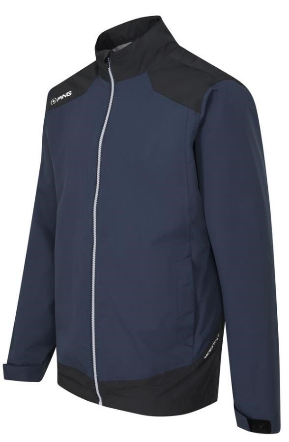PING AquaDrive Waterproof pánska bunda, oxford blue/čierna