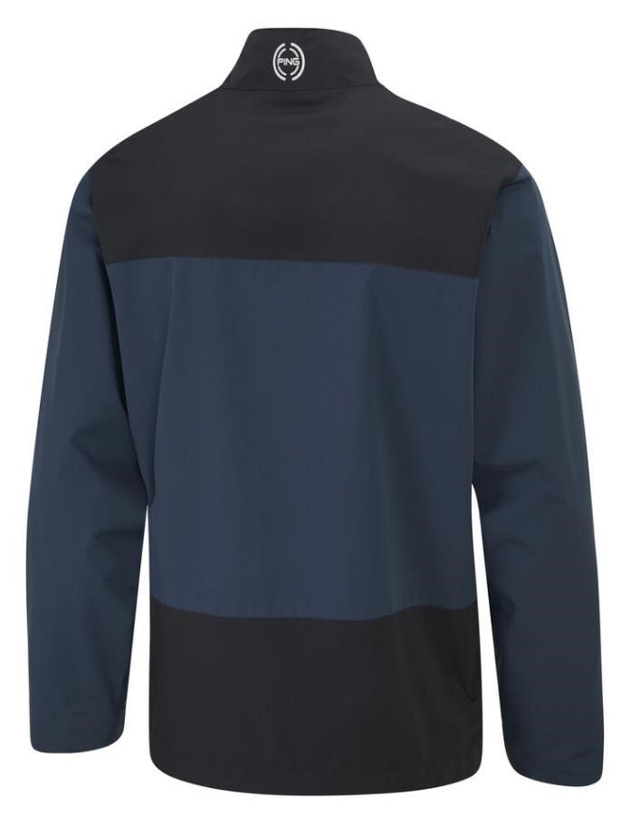 PING AquaDrive Waterproof pánska bunda, oxford blue/čierna