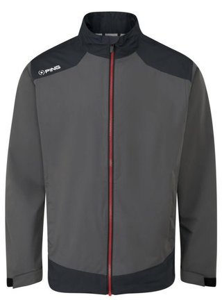 PING AquaDrive Waterproof pánska bunda, asphalt/black