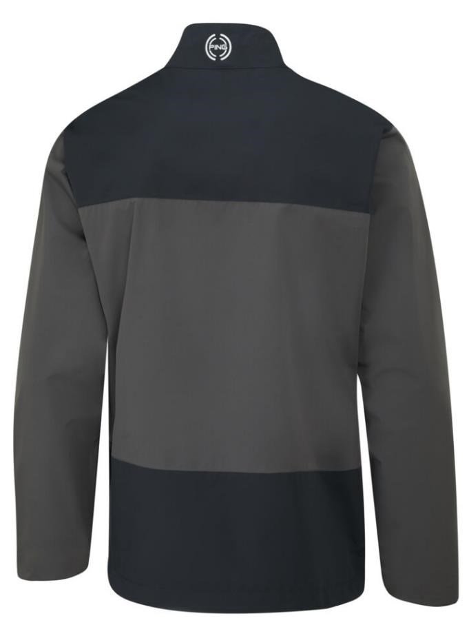 PING AquaDrive Waterproof pánska bunda, asphalt/black