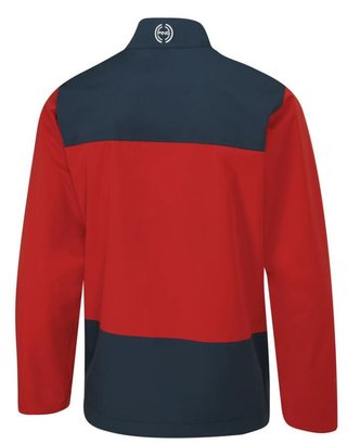 PING AquaDrive Waterproof pánska bunda, classic red/oxford blue