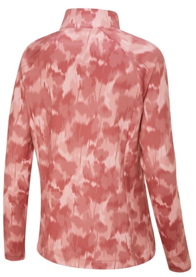 PING Jasmine Printed Long Sleeve dámsky top, rose multi