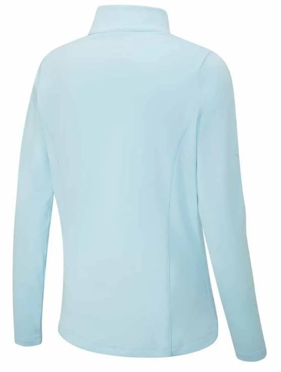 PING Aveline Half Zip dámska mikina s dlhým rukávom, crystal blue