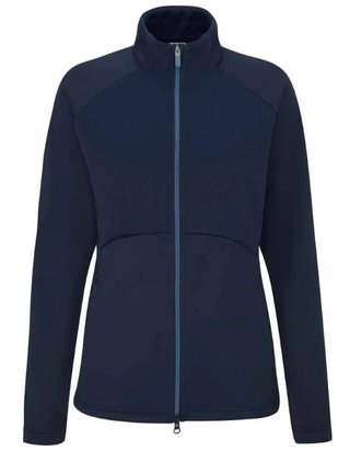 PING Catherine Full Zip Fleece dámska mikina, tmavomodrá