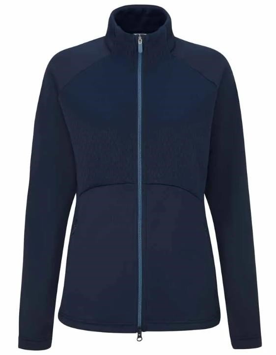 PING Catherine Full Zip Fleece dámska mikina, tmavomodrá