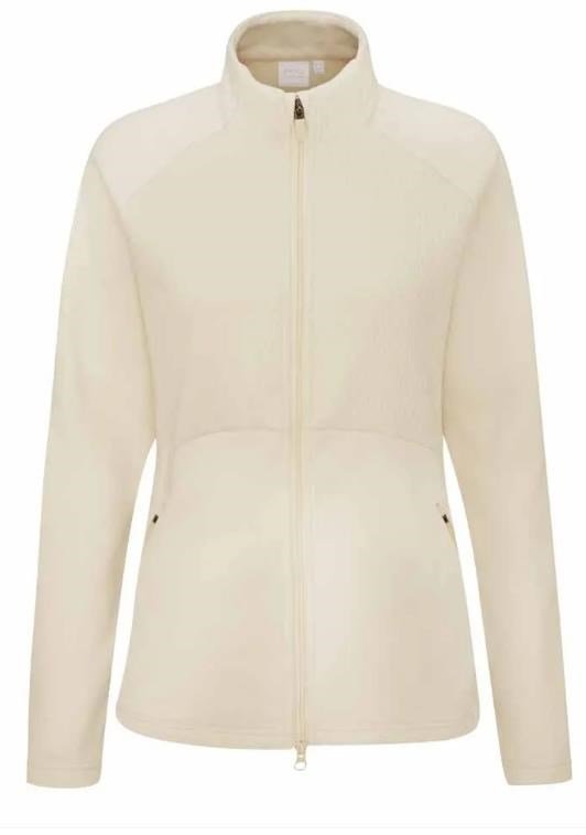 PING Catherine Full Zip Fleece dámska mikina, chalk