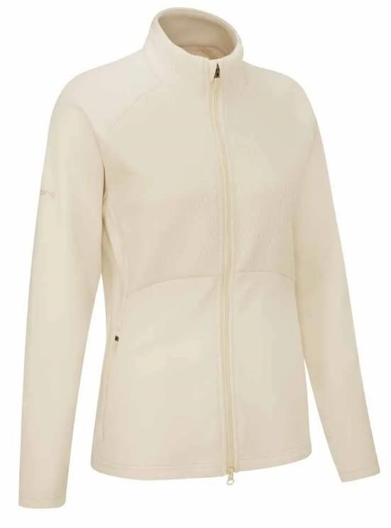 PING Catherine Full Zip Fleece dámska mikina, chalk
