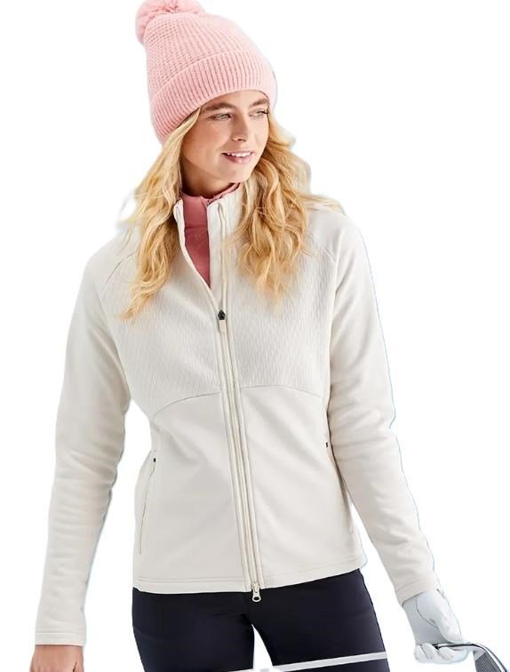 PING Catherine Full Zip Fleece dámska mikina, chalk