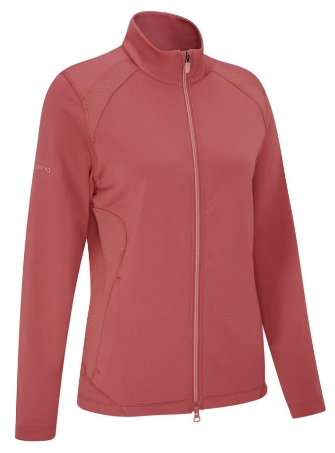 PING Eda Lightweight Full Zip dámska bunda, ružová