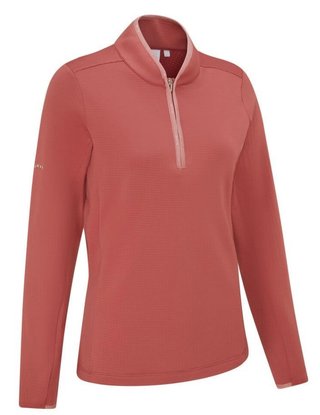 PING Abigale Performance Fleece dámska mikina, ružová