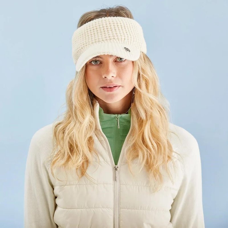 PING Fran Hybrid full-zip dámska bunda, chalk/egret