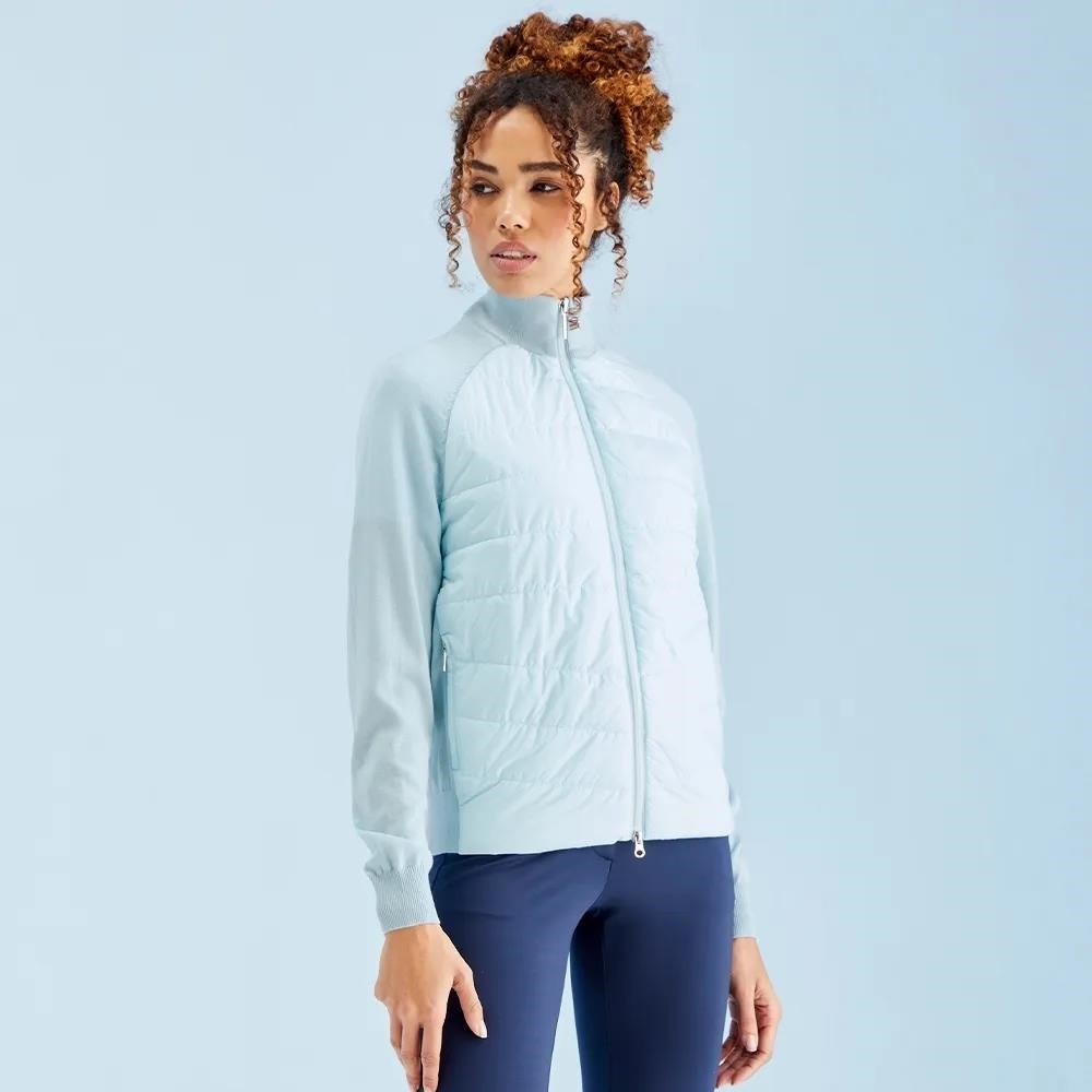 PING Fran Hybrid full-zip dámska bunda, opal