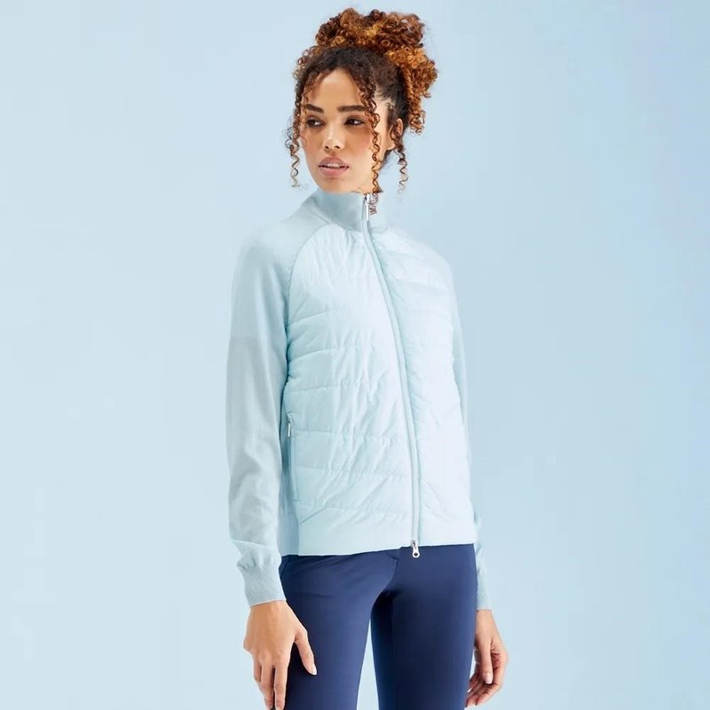 PING Fran Hybrid full-zip dámska bunda, opal