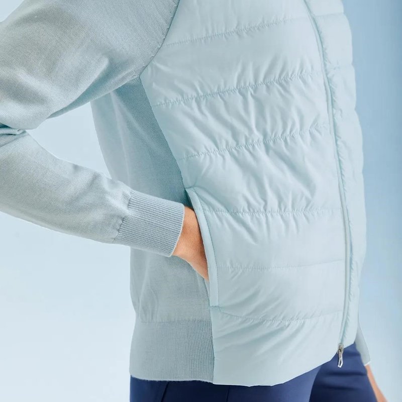 PING Fran Hybrid full-zip dámska bunda, opal
