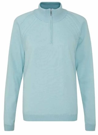PING Melodie Half-zip lined dámsky sveter s podšívkou, opal