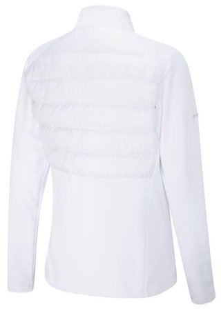 PING Clare Zoned fleece dámska bunda, biela