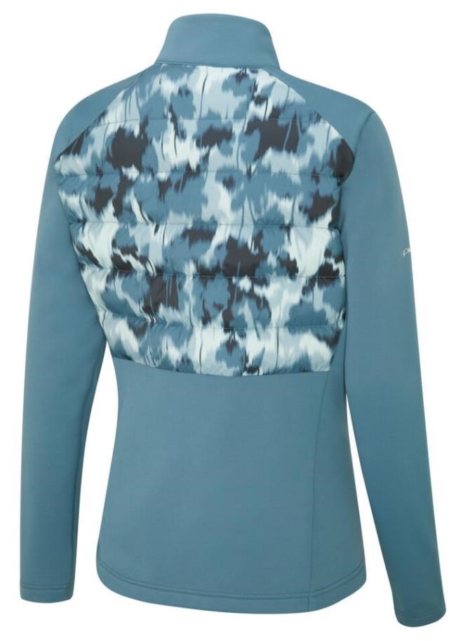 PING Clare Zoned fleece dámska bunda, blue fusion/navy multi
