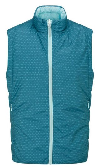 PING Samantha Clo® insulated reversible dámska vesta, opal/blue fusion multi