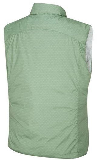 PING Samantha Clo® insulated reversible dámska vesta, biela/eucalyptus multi