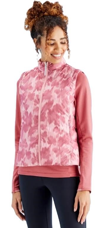 PING Samantha Clo® insulated reversible dámska vesta, quartz/rose multi