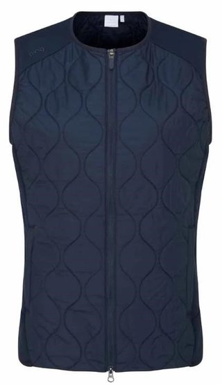 PING Seren insulated collarless dámska vesta, navy