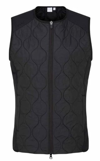 PING Seren insulated collarless dámska vesta, čierna