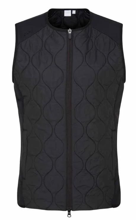PING Seren insulated collarless dámska vesta, čierna