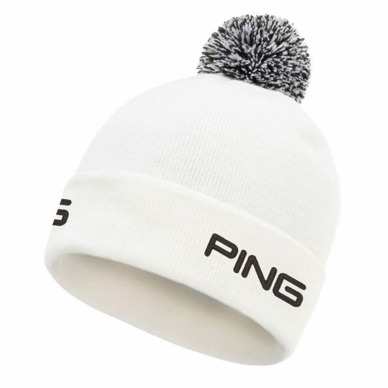 PING Cresting Knit pánska zimná čiapka, biela