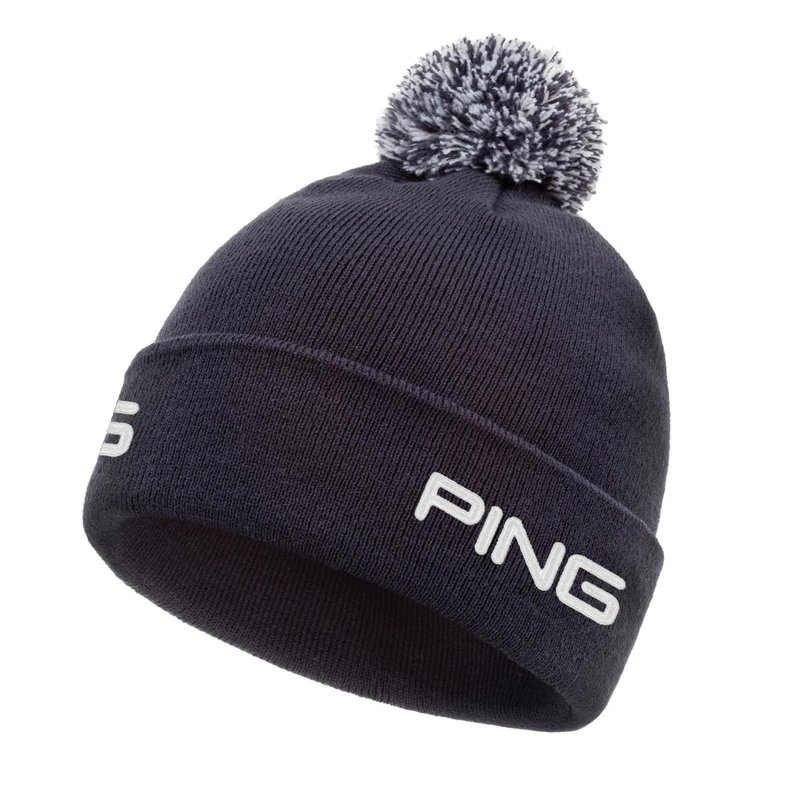 PING Cresting Knit pánska zimná čiapka, tmavomodrá