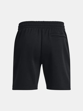 Under Armour Essential Fleece pánske kraťasy, čierno/biele