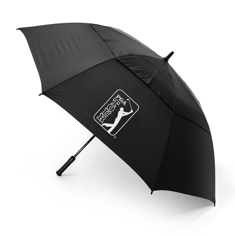PGA Tour Windproof Double Canopy 62" dáždnik, čierna