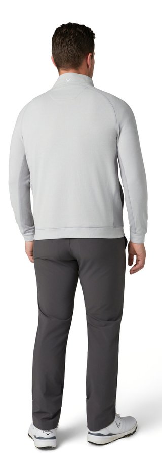 Callaway Brushed Rib 1/4 Zip pánska mikina, concrete