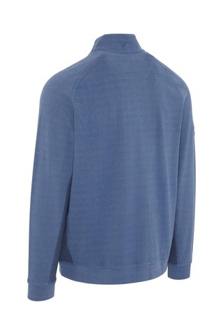 Callaway Brushed Rib 1/4 Zip pánska mikina, peacoat heather