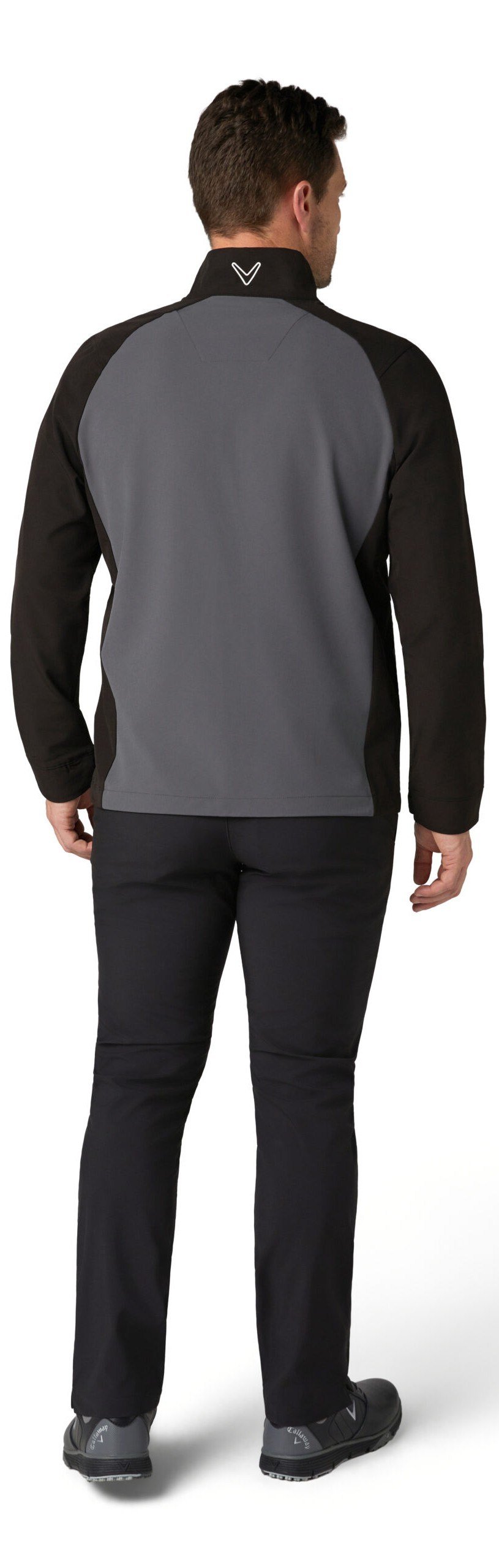 Callaway 1/2 Zip Wind pánska bunda do vetra, caviar