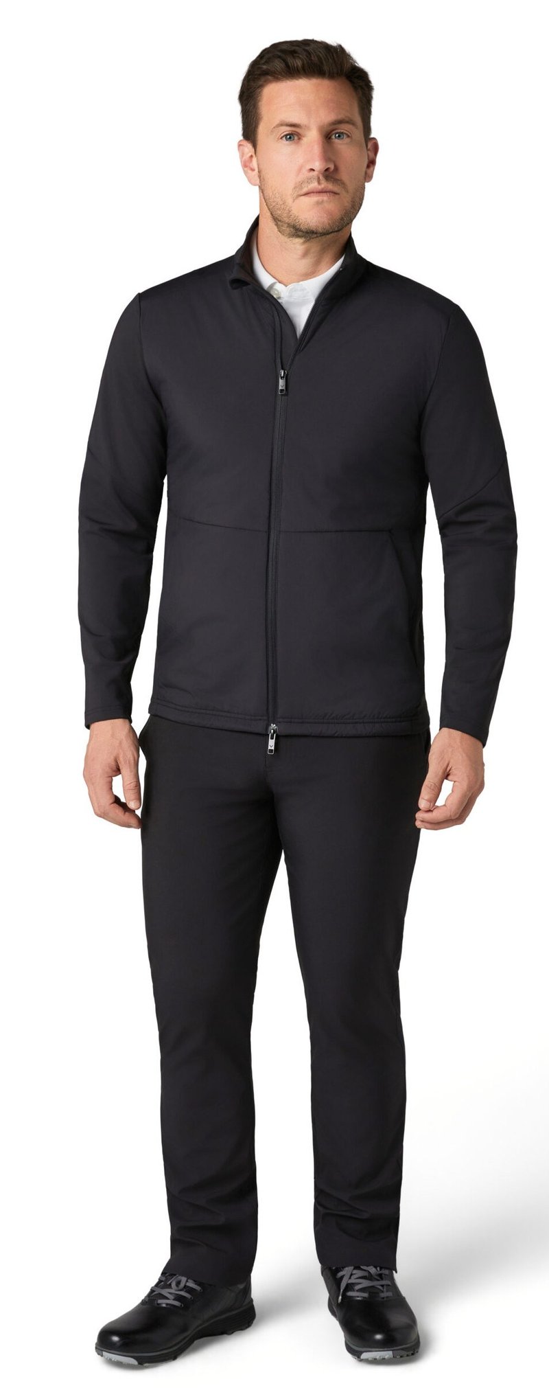 Callaway Mixed Media Full Zip pánska bunda, caviar