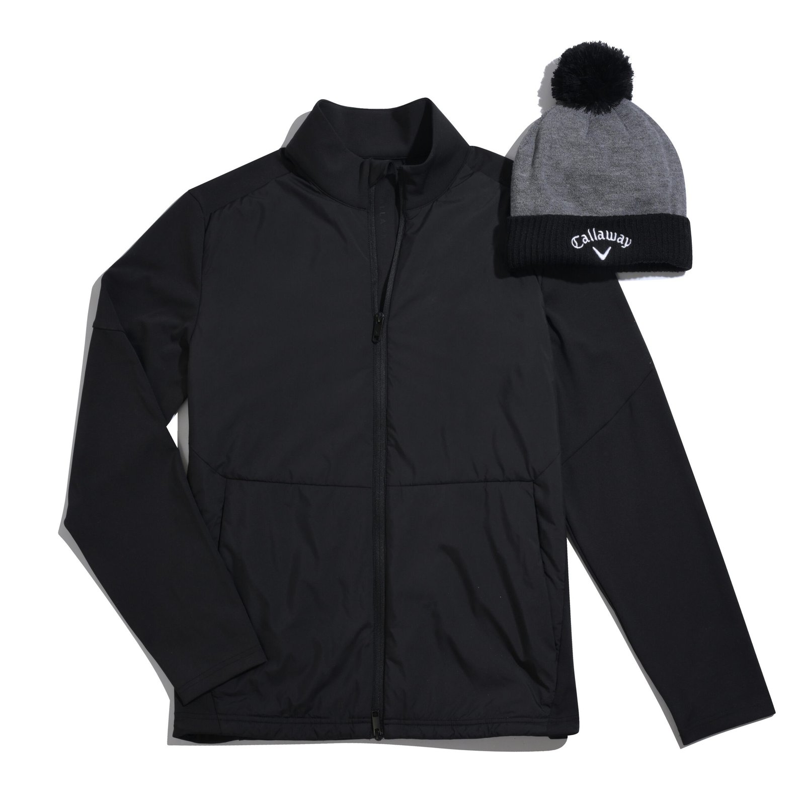 Callaway Mixed Media Full Zip pánska bunda, caviar