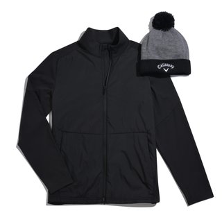 Callaway Mixed Media Full Zip pánska bunda, caviar
