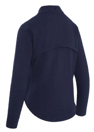 Callaway 1/2 Zip Quilted Knit dámska mikina, peacoat