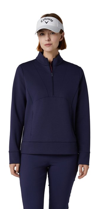 Callaway 1/2 Zip Soft Touch dámska mikina, peacoat