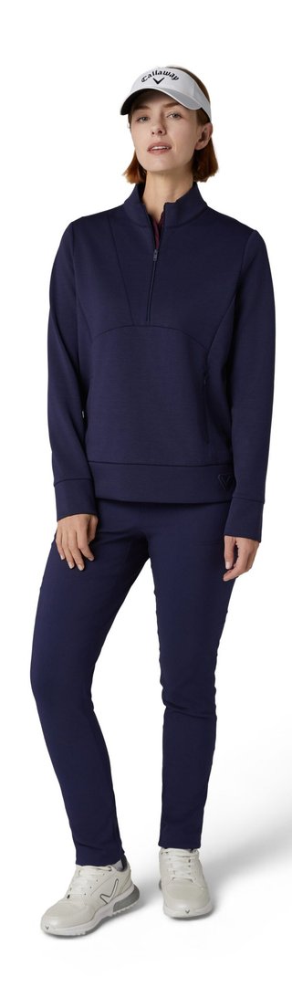 Callaway 1/2 Zip Soft Touch dámska mikina, peacoat