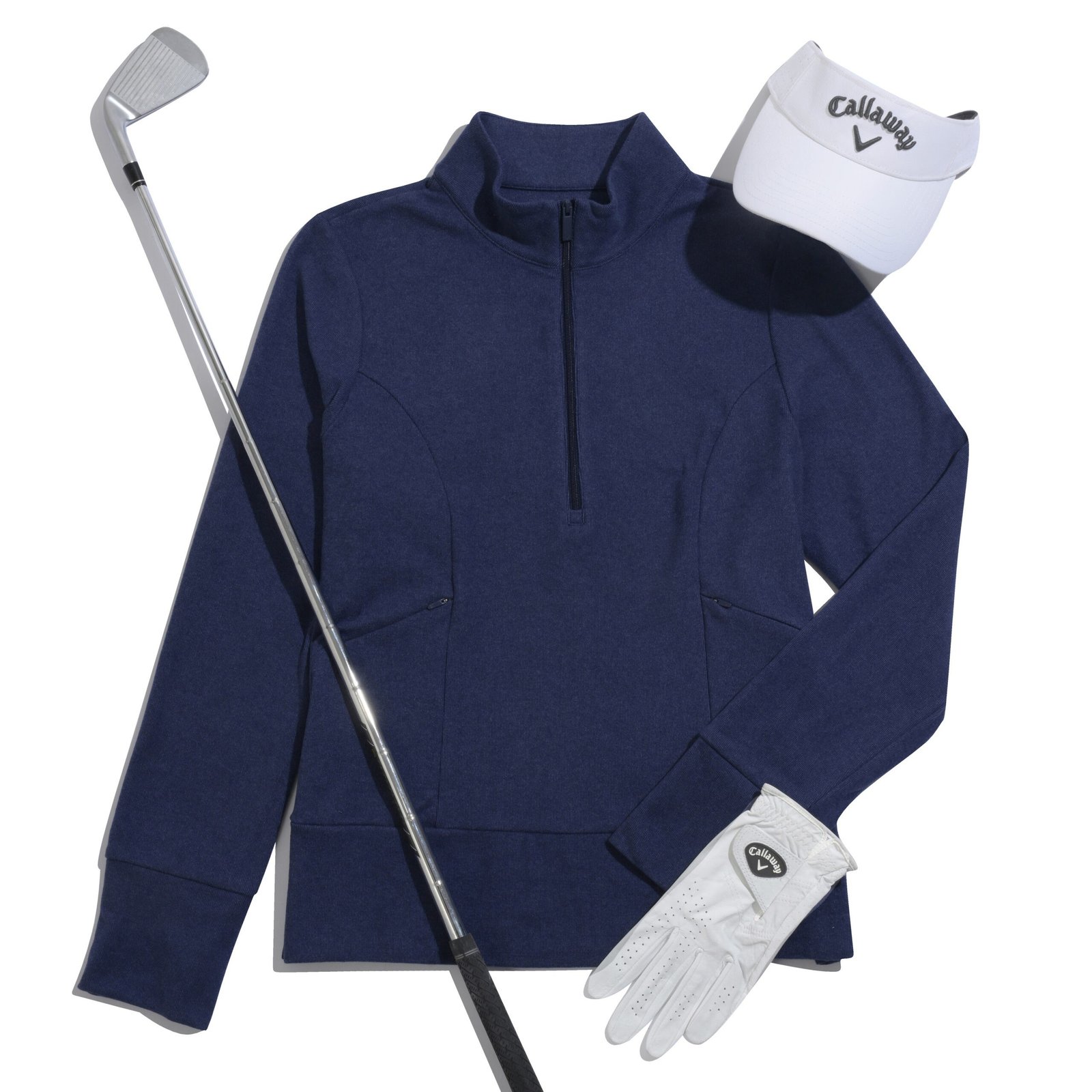 Callaway 1/2 Zip Soft Touch dámska mikina, peacoat