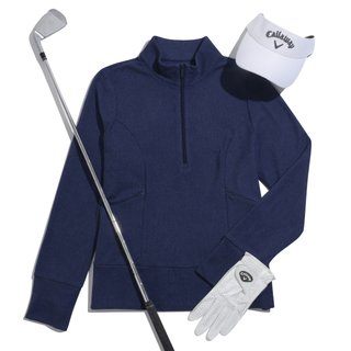 Callaway 1/2 Zip Soft Touch dámska mikina, peacoat