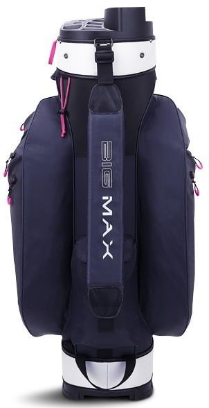 Big Max Dri Lite Silencio 2 Organizer cart bag, steel blue/strieborný/fuchsia